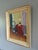 Mid 20th Century 1950 Mid-Century Modern 'The Red Table' Swedish Original Interior Oil Painting, Framed For Sale - Image 5 of 11