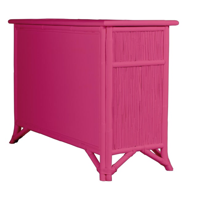 Not Yet Made - Made To Order Aruba Six-Drawer Dresser - Bright Pink For Sale - Image 5 of 8
