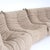 Original Ligne Roset Togo 5-Piece Modular Sofa Set in Textured Wool Blend For Sale - Image 14 of 16