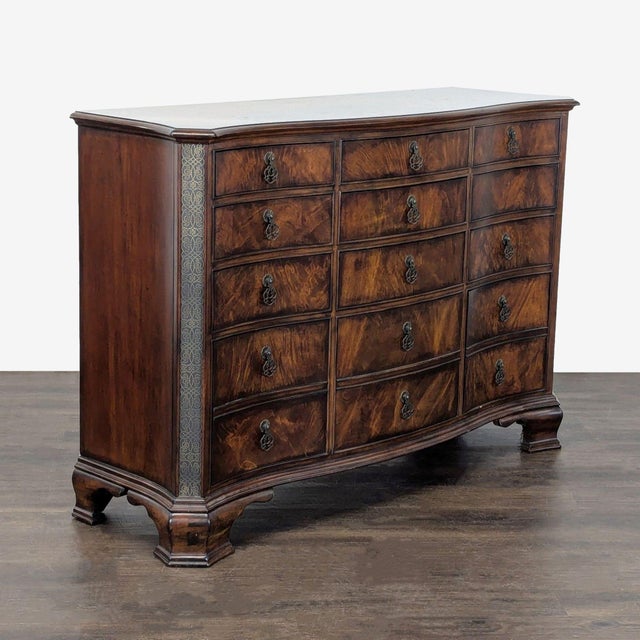 This Fine Furniture Design & Marketing (FFDM) dresser offers classic style and plenty of storage with 12 spacious drawers....