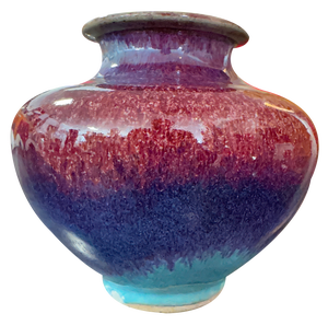 Ox Blood Vase by Roger Collet for Vallauris, 1970