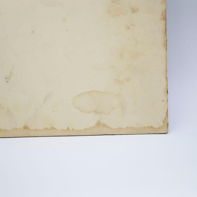 Mexican 1960s Day of the Dead Altar Painting Oil on Cardboard For Sale - Image 3 of 4