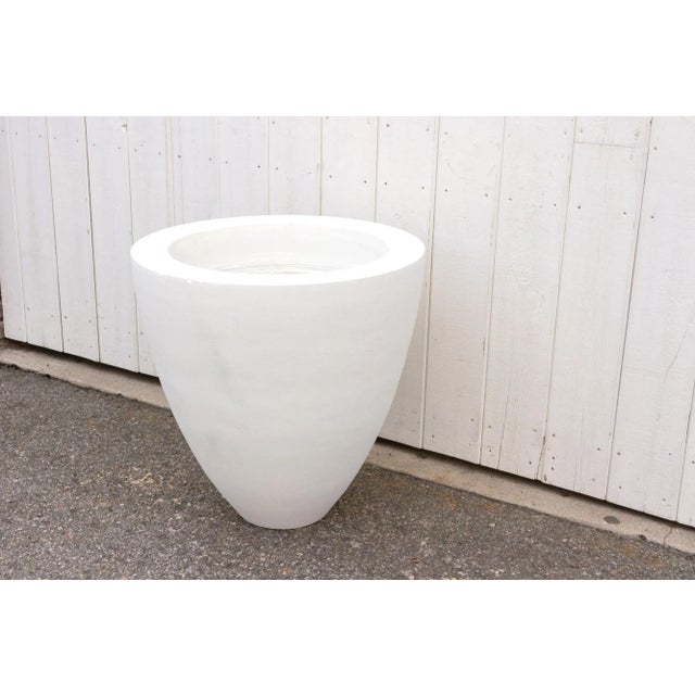 1980s White Cloud Stone Planter For Sale - Image 5 of 9