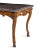 18th Century French Hand Carved Walnut & Marble Top Console For Sale - Image 4 of 5