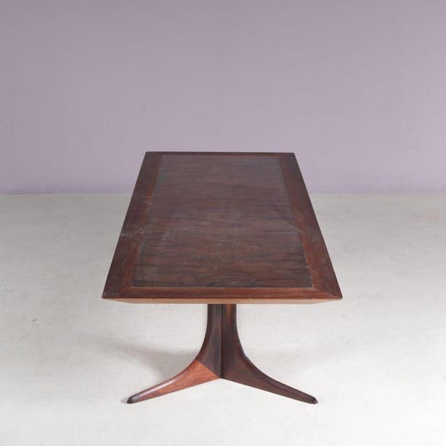 Wood & Copper Coffee Table, Denmark, 1960s For Sale - Image 6 of 10