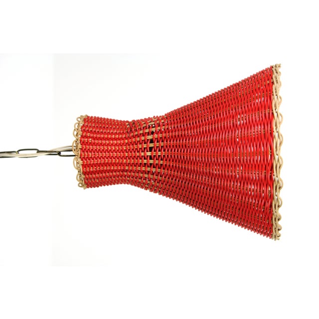 1950s Kiwi Pending Lamp by by J. T. Kalmar for Kalmar, 1950s For Sale - Image 5 of 8