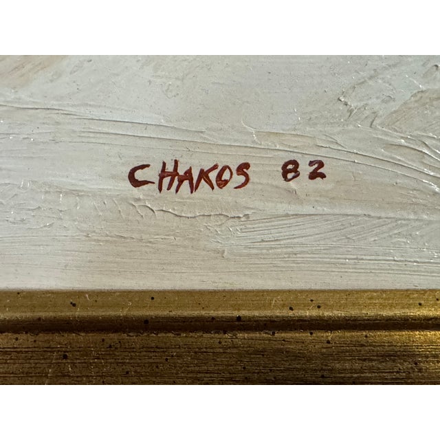 Photography does not do this painting just. At all!! This painting was created in 1982--a period in which George was...