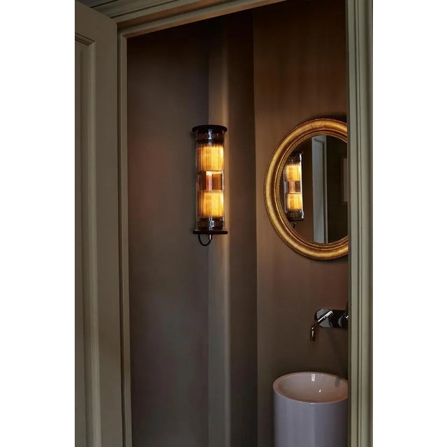 Small in the Tube Gold Wall Lamp by Dominique Perrault & Gaëlle Lauriot-Prévost For Sale - Image 9 of 12