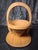 Vintage Solid Oak Collapsible Basket For Sale - Image 9 of 11