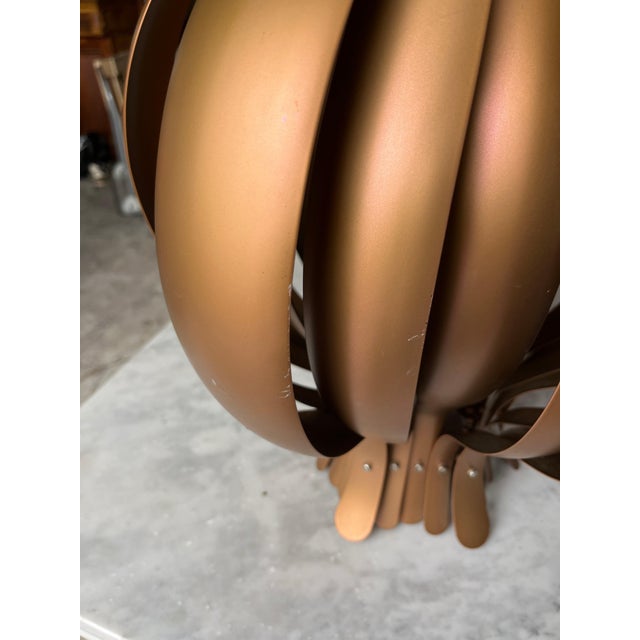 Brown Onion Pendant Lamps by Verner Panton, Set of 3 For Sale - Image 8 of 15