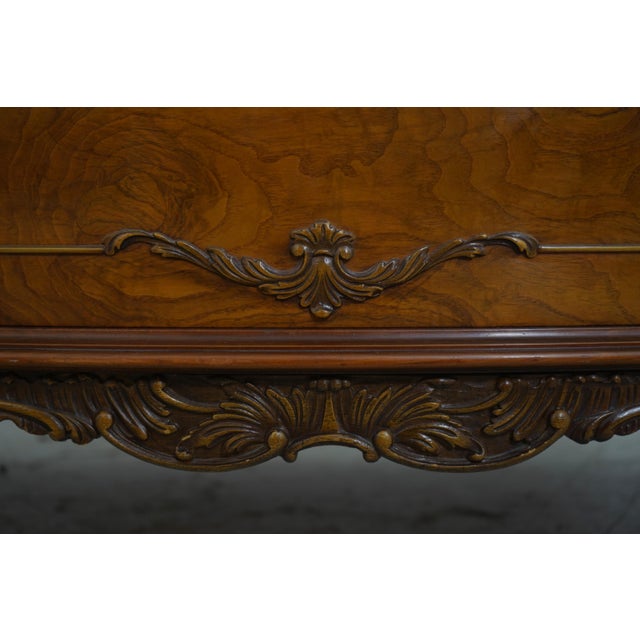 Romweber Vintage Walnut Georgian Commode Dresser Chest For Sale - Image 14 of 18