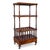 Late 19th Century 19th-C. English Carved Rosewood Etagere Music Stand Canterbury Magazine Rack For Sale - Image 5 of 9