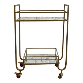 19th Century Summit Gold Bar Cart For Sale