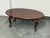 Queen Anne The Bombay Company Oval Queen Anne Style Coffee Table For Sale - Image 3 of 12