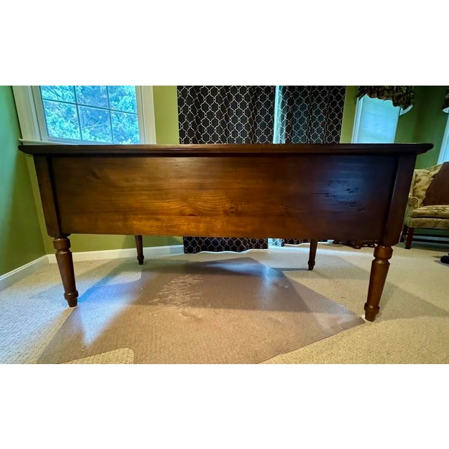Pottery Barn Walnut Bedford Executive Desk (Check My Other Listing for a Matching Desk, Sold Separately) For Sale - Image 11 of 13