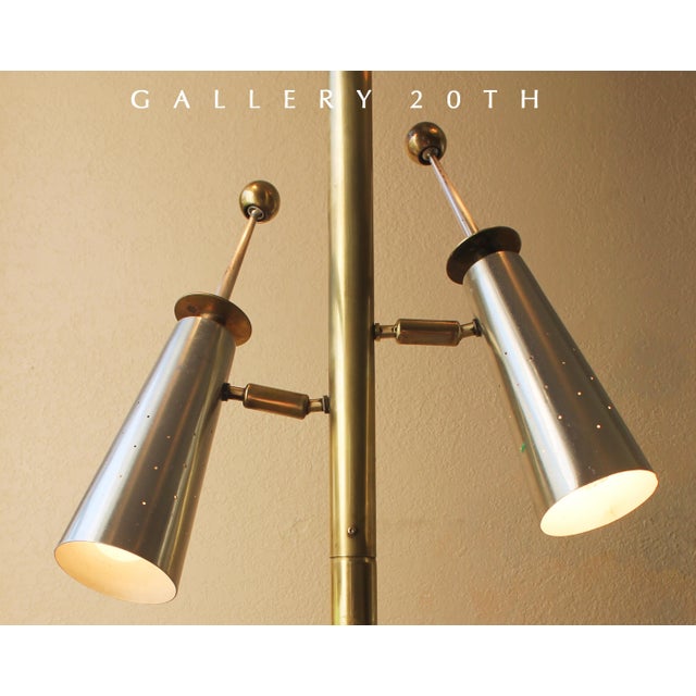 Stiffel FUTURA Tension Pole Lamp! Rarest & Most Coveted Pole Lamp in the World. Atomic Mid Century Modern Lighting!...