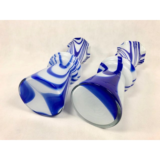 Vintage Murano Opaline Florence Vase attributed to Carlo Moretti, 1970s For Sale - Image 6 of 10