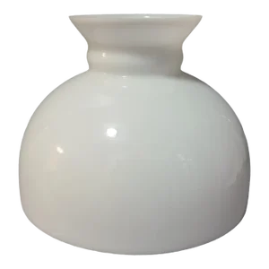 Antique Milk Glass Student Oil Lamp Shade
