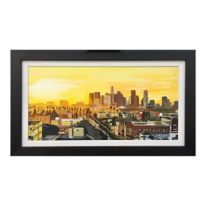 Painting of Sunset in Los Angeles California Usa by British Landscape Artist