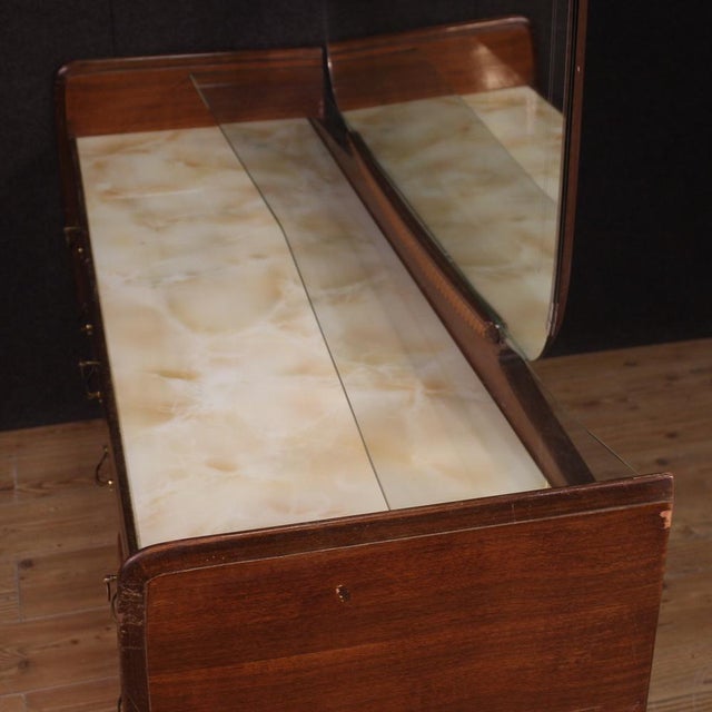 Chest of Drawers with Mirror, 1950s For Sale - Image 11 of 13