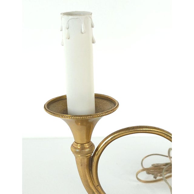 1950s Vintage French Bouillotte Lamp, Circa 1950 For Sale - Image 5 of 8
