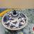 Chinoiserie Vintage Chinese Blue and White Porcelain Lidded Small Serving Bowl Chinoiserie Peony For Sale - Image 3 of 7