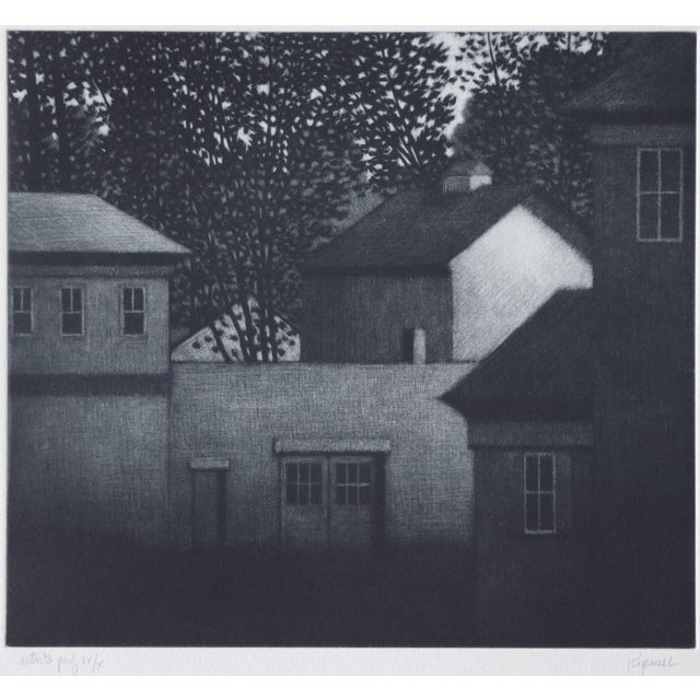 Rare Robert Kipniss Limited Edition Etching Artist Proof Signed Numbered 4/10 Small Edition Framed Size 19 x 19 Print size...