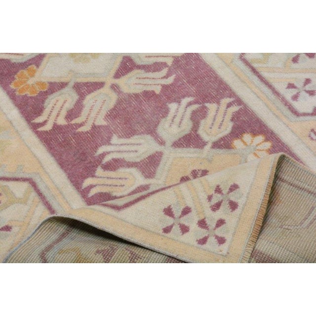 Vintage Turkish Anatolian Hand Knotted Wool Runner Rug,2'8"X13'8" For Sale - Image 4 of 4