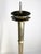 Wood Large Brass and Rattan Candleholder in the style of Gae Aulenti, France, 1970s For Sale - Image 7 of 12