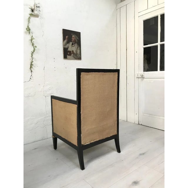 Set of Mid-Century Ebonized Wooden Lounge Chairs For Sale - Image 9 of 18