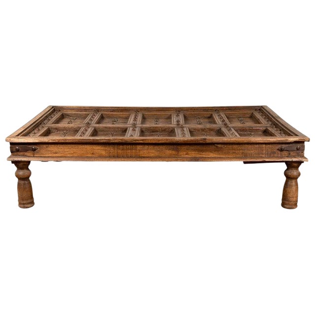Antique Indian Palace Door Coffee Table Chairish