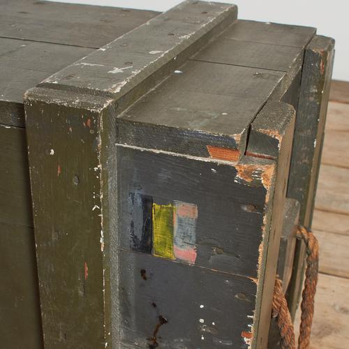 Military Medical Storage Chest in Wood, Belgium, 1940s For Sale - Image 6 of 8