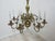 Vintage Brass Quality Williamsburg Federal Hanging Chandelier For Sale - Image 10 of 11