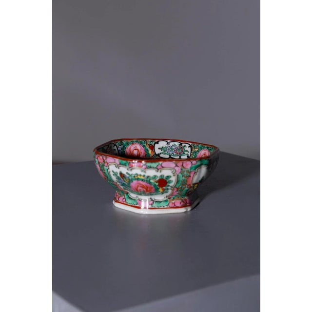 Chinese Porcelain Vase with Floral Decorations, 1950s For Sale - Image 6 of 6