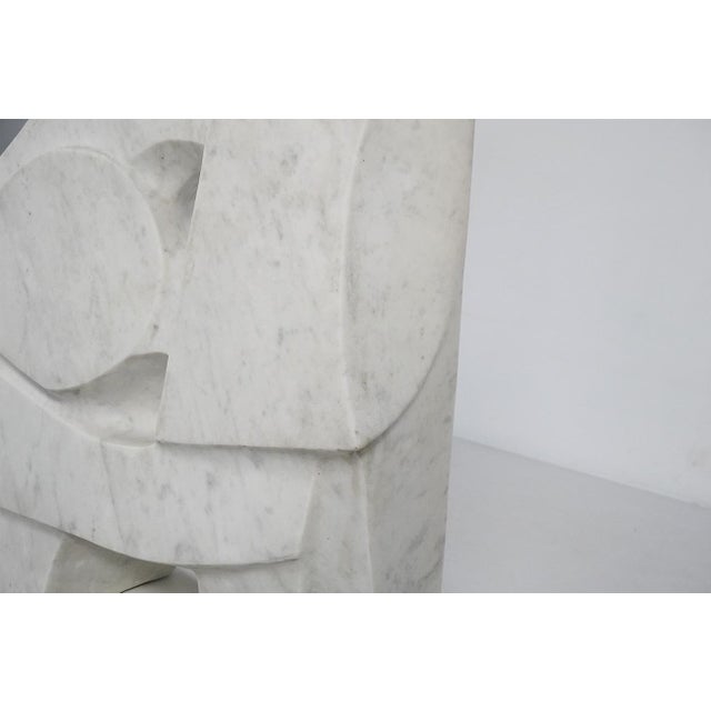 1970s French Artist, Large Abstract Organic Sculpture, 1970s, Marble For Sale - Image 5 of 12