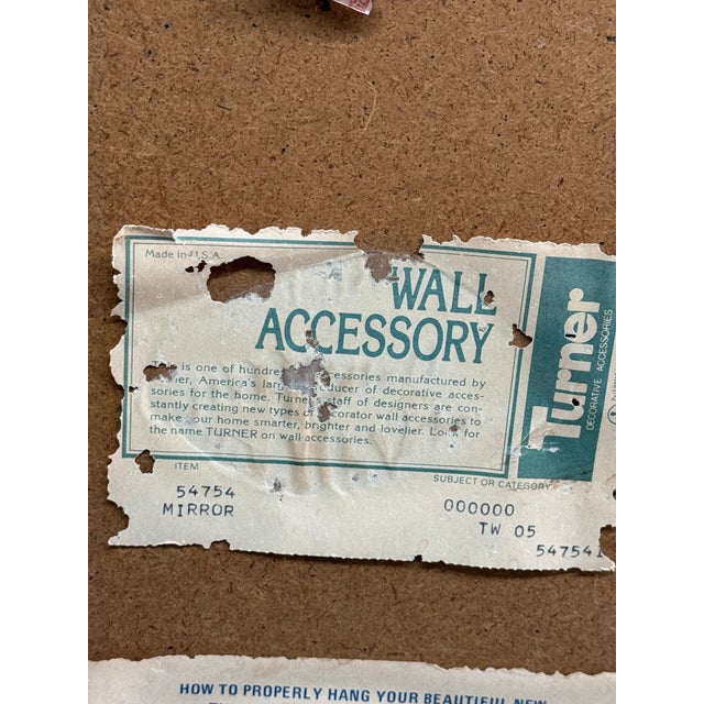 Mid 20th Century Red Faux Tortoise Shell & Parcel Gilt Newly Painted Chinoiserie Mirror by Turtle and Crane - Tony Duquette & Maitland-Smith Style For Sale - Image 11 of 12