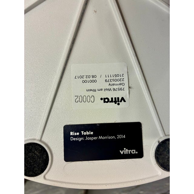 2000 - 2009 White Rise Table by Jasper Morrison for Vitra For Sale - Image 5 of 5