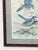Blue Large Vintage Blue Jay Winter Scene Print For Sale - Image 8 of 14