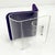 Space Age Lounge Chair in Acrylic Glass with Purple Cushion, 1970s For Sale - Image 11 of 15