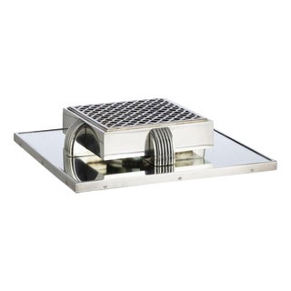 Art Deco Portuguese Silver Centerpiece For Sale