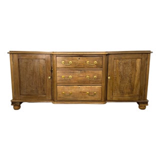 Antique English Oak Sideboard For Sale