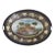 Antique English Tole Tray With Orientalist Painting For Sale