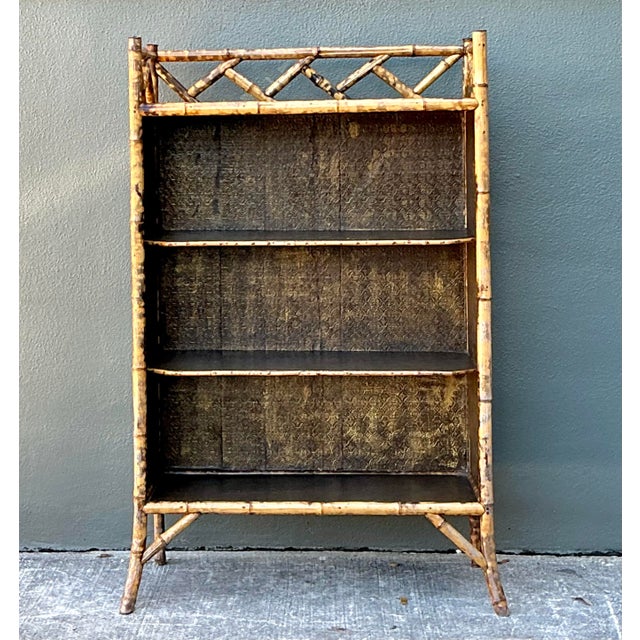 Vintage Tortoise Bamboo Etagere For Sale - Image 11 of 12