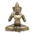 19th Century Brass Metal Statue Chola Style Shiva in Veerabhadra From South India For Sale