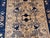 Chinese 1900s Beige Geometric Antique Chinese Peking Rug 6'2" X 8'9" Handknotted Wool Carpet For Sale - Image 3 of 5