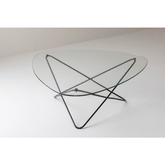 Diamond Shaped Coffee Table by Florent Lasbleiz for Airborne, 1950s For Sale - Image 9 of 18