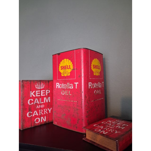 Oil Tank from Shell, 1955 For Sale - Image 3 of 7