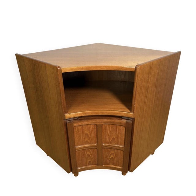 Mid-Century Modern Teak Corner Cabinet from Nathan, 1960s For Sale - Image 11 of 11
