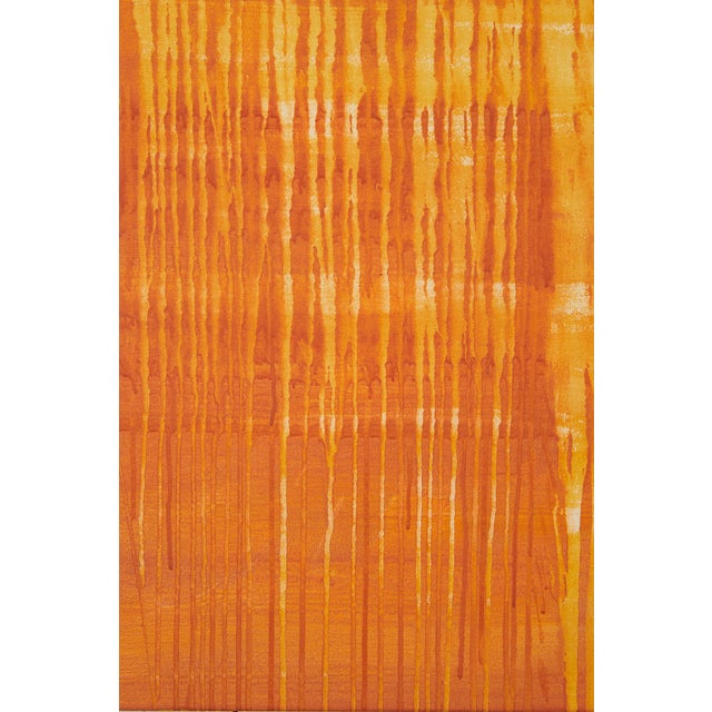 "Volcanic Monochrome 4" Large Original Abstract Painting by Simon Findlay For Sale - Image 9 of 17