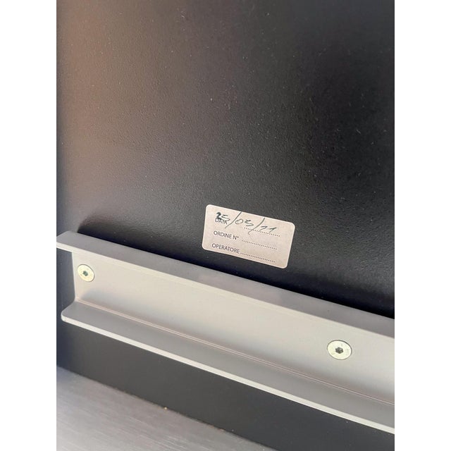 Extendable Dining Table - Black Top, Aluminum Base - Attributed to Kristalia Sushi For Sale In Chicago - Image 6 of 9